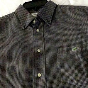 Lacoste long sleeves shirt. Like new with front pocket